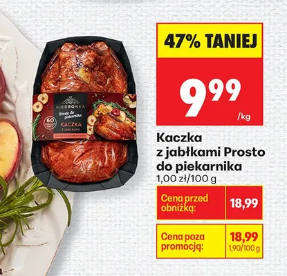 Kaczka z jabłkami Prosto do piekarnika promocja w Biedronka