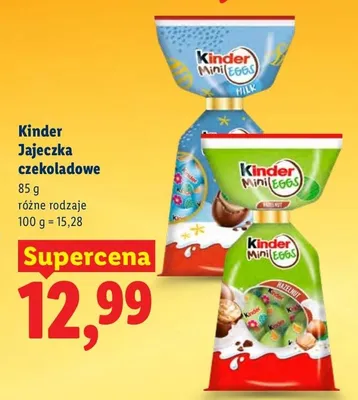 Jajeczka czekoladowe promocja w Lidl