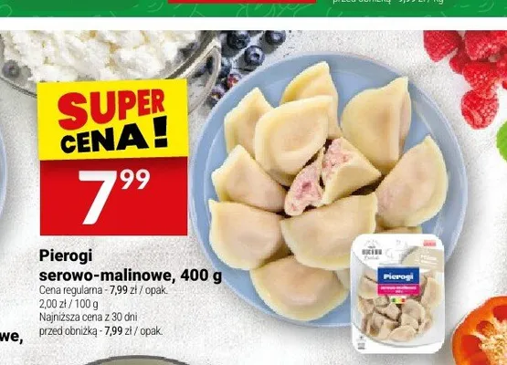 Pierogi serowo-malinowe promocja w Twój Market