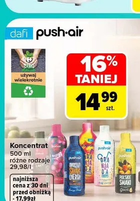 Koncentrat Dafi Push-Air promocja w Carrefour