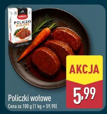 Policzki wołowe promocja w Aldi