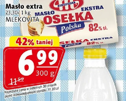 Masło extra Polska 82% promocja w Prim Market