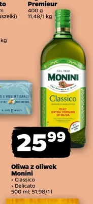 Oliwa z oliwek Classico Monini promocja w Netto
