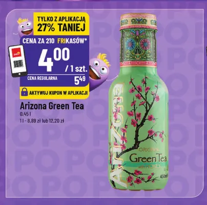 Herbata mrożona Arizona Green Tea promocja w POLOmarket