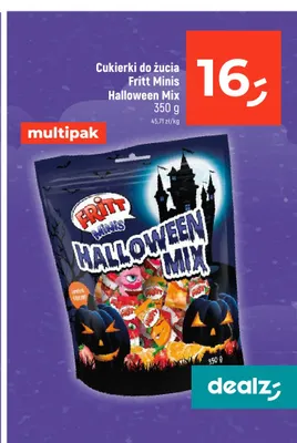 Cukierki do żucia Fritt Minis Halloween Mix promocja w Dealz