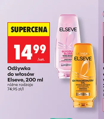 Odżywka do włosów Elseve Extraordinary Oil promocja w Biedronka