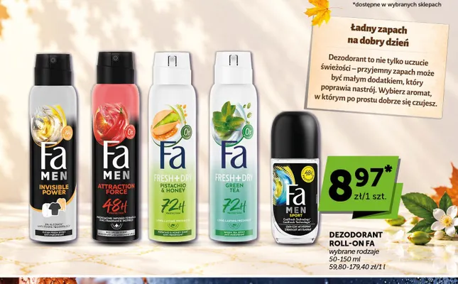Dezodorant Fa Men Attraction Force promocja w Groszek