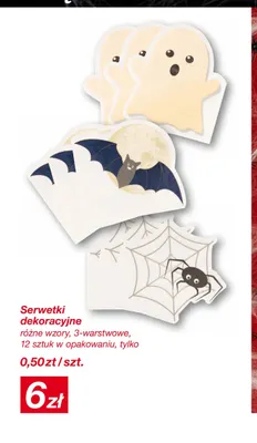 Serwetki dekoracyjne 3-warstwowe promocja w KiK