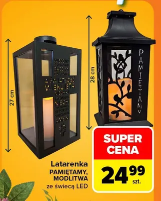 Latarenka Modlitwa ze świecą LED promocja w Carrefour