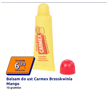 Balsam do ust Carmex Brzoskwinia Mango promocja w Action