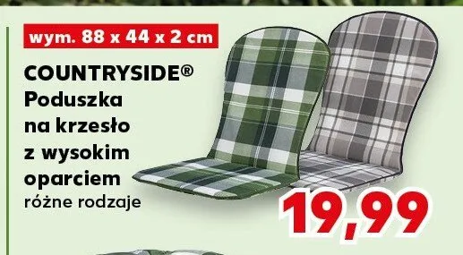 Poduszka na krzesło z wysokim oparciem różne rodzaje promocja w Kaufland