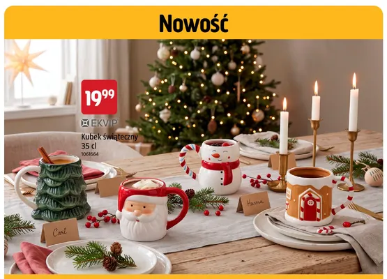 Kubek świąteczny 35cl Ekvip promocja w Jula