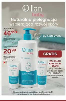 Żel do kąpieli 3w1 Oillan baby promocja w Super-Pharm