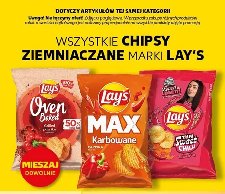 Chipsy Oven Baked Grilled paprika Lay's promocja w Kaufland