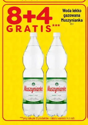 Woda lekko gazowana Muszynianka promocja w POLOmarket