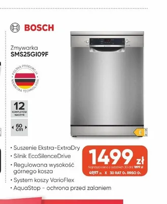 Zmywarka Bosch SMS25GI09F promocja w Max Elektro