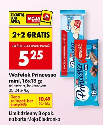 Wafelek mini promocja w Biedronka