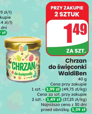 Chrzan do święconki promocja w Dino