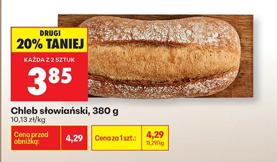 Chleb słowiański promocja w Biedronka