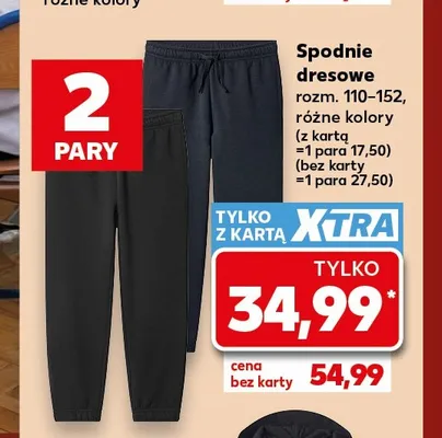Spodnie dresowe dziecięce 2-pak promocja w Kaufland