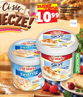 Twaróg sernikowy Président promocja w TOPAZ