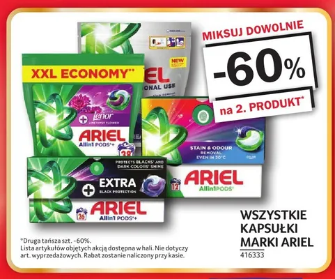 Kapsułki Ariel promocja w Selgros