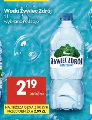 Woda Żywiec Zdrój promocja w Delikatesy Centrum