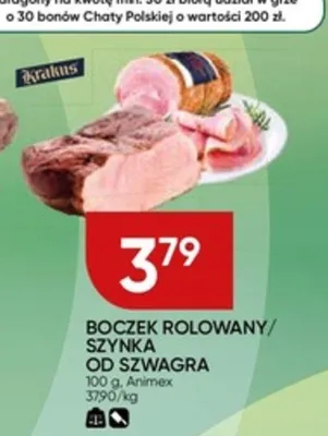 Boczek rolowany / szynka od zwagra promocja w Chata Polska
