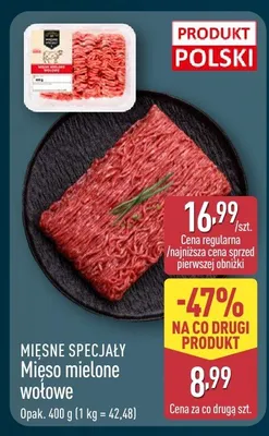 Mięso mielone promocja w Aldi