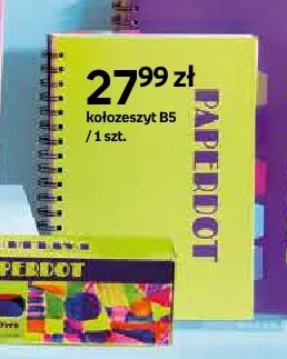 Kołozeszyt B5 PAPERDOT promocja w Empik