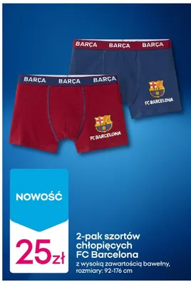 2-pak szortów chłopięcych z wysoką zawartością bawełny, rozmiary: 92-176 cm promocja w Pepco