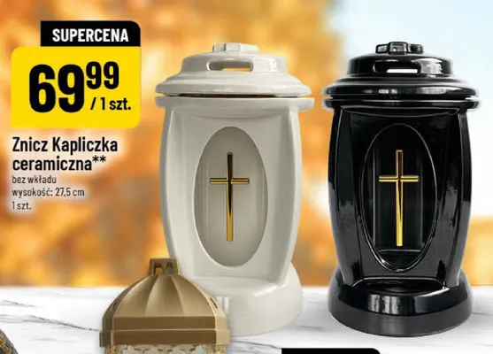 Znicz Kapliczka ceramiczna promocja w POLOmarket