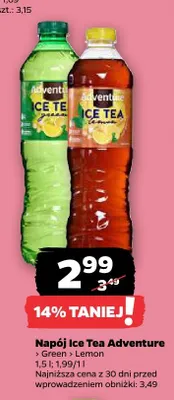 Napój Ice Tea Adventure promocja w Netto