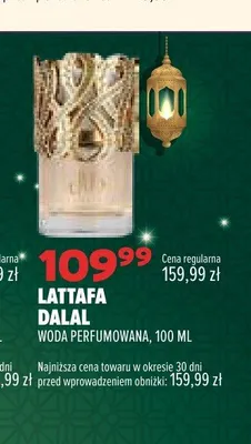 Woda perfumowana Lattafa Dalal promocja w Drogerie Natura