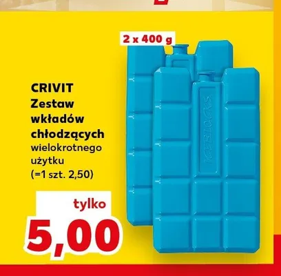 Zestaw wkładów chłodzących CRIVIT 2-pak promocja w Kaufland