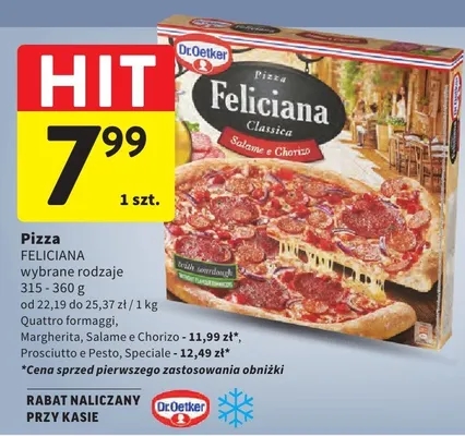 Pizza Dr.Oetker Feliciana Classica Salame e Chorizo promocja w Intermarche