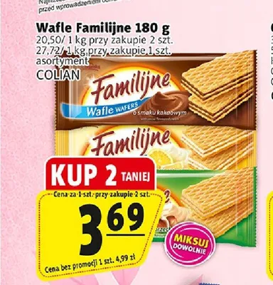 Wafle Familijne promocja w Prim Market