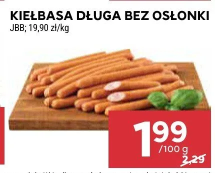 Kiełbasa długa bez osłonki promocja w Stokrotka