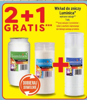 Wkład do zniczy promocja w POLOmarket