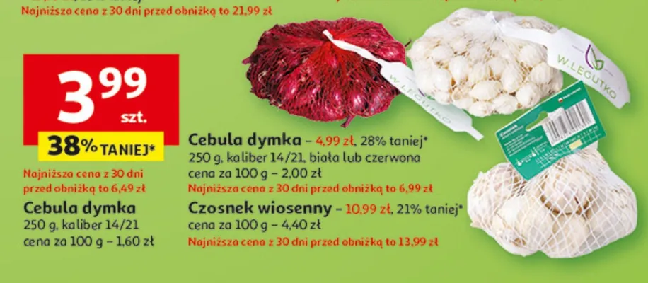 Czosnek wiosenny promocja w Auchan
