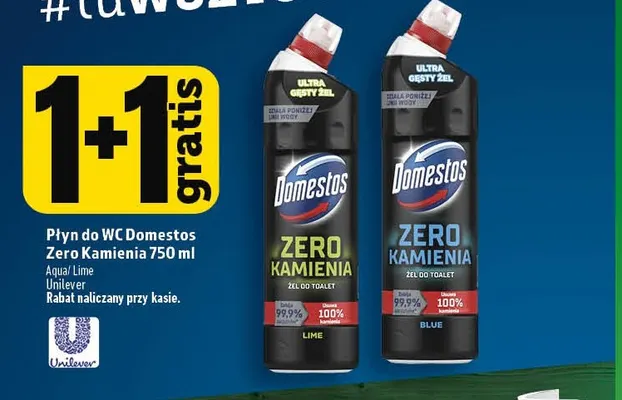 Płyn do WC Domestos Zero Kamienia Lime promocja w TOPAZ
