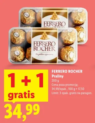 Praliny FERRERO ROCHER promocja w Lidl
