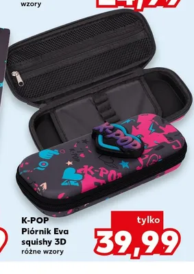Piórnik Eva squishy 3D K-POP promocja w Kaufland