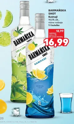 Likier Barmańska Shot Kamikaze promocja w Kaufland