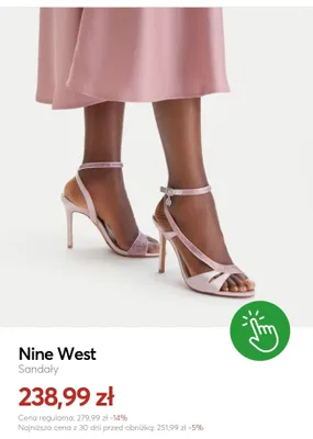 Sandały Nine West promocja w eobuwie.pl