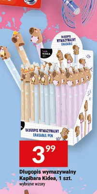 Długopis wymazywalny Kapibara Kidea promocja w Twój Market