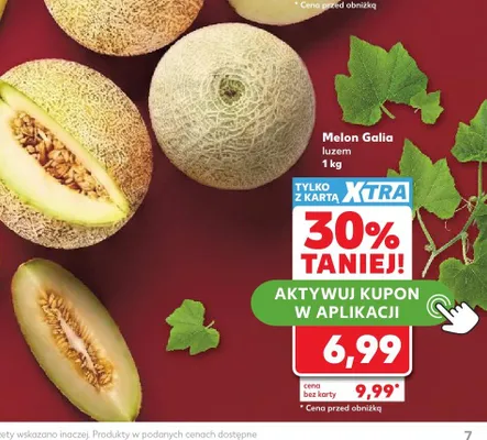 Melon Galia promocja w Kaufland