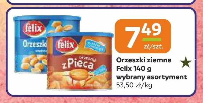 Orzeszki ziemne Felix z Pieca promocja w Społem Częstochowa