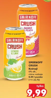 Koktajl Smirnoff Crush Lemon & Lime promocja w Kaufland