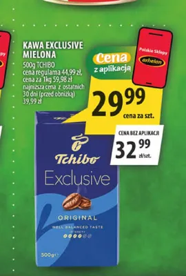 Kawa mielona Tchibo Exclusive promocja w Arhelan